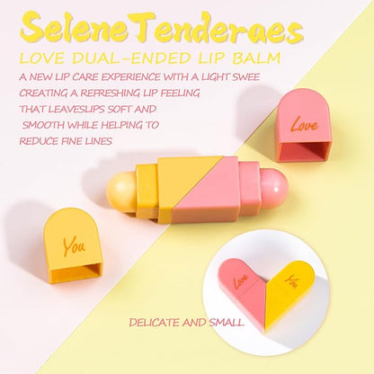 Heart Shaped Dual-use Deformable Lip Balm Gifts