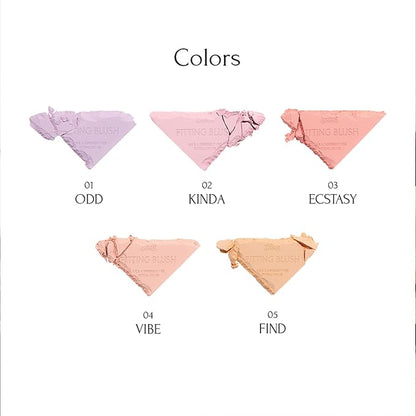 MUZIGAE MANSION FITTING BLUSH Vegan Powder Lightweight, Smooth,