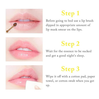 2PCS Honey Lip Balm, Exfoliating Honey Exfoliator