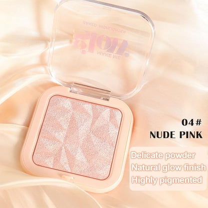 evpct Nude Pink Face Highlighter Makeup Shimmer Glitter