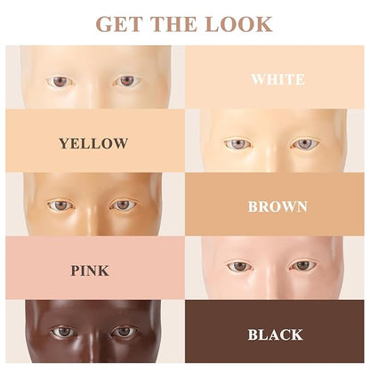 Makeup Practice Face, 5D Reusable Silicone