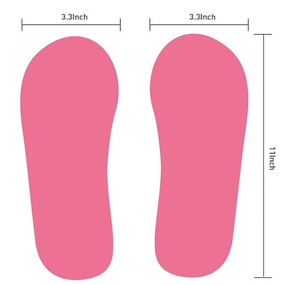 50Pairs(100Feets) Professional Quality Sunlees Tan Black Spray Tanning Feet Protectors (PINK)