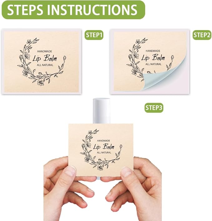 OLYCRAFT 100Pcs 4 Style Lip Balm