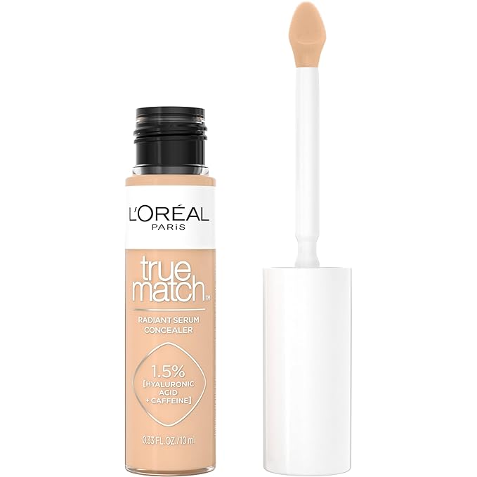 L’Oréal Paris True Match Radiant Serum Concealer, Brightening Caffeine, C4, 0.33 Oz