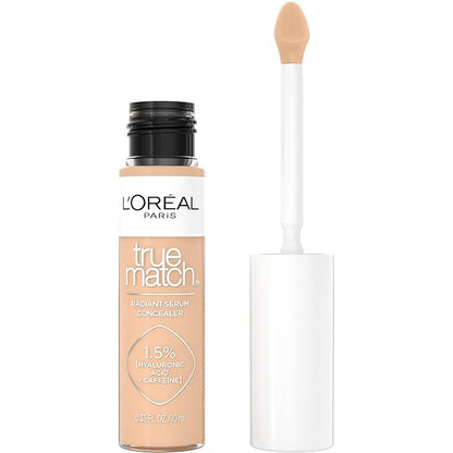 L’Oréal Paris True Match Radiant Serum Concealer, Brightening Caffeine, C4, 0.33 Oz