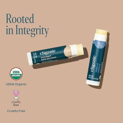 Cliganic Organic Lip Balm 2 Pack