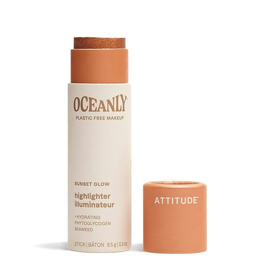 ATTITUDE Oceanly Lightweight Highlighter Stick, Titanium Dioxide-Free, EWG