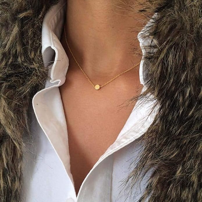 Jovono Fashion Dot Pendant Necklaces Choker