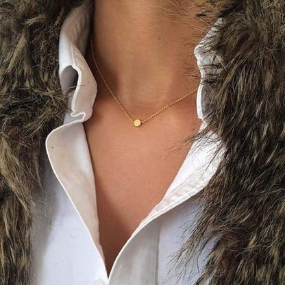 Jovono Fashion Dot Pendant Necklaces Choker