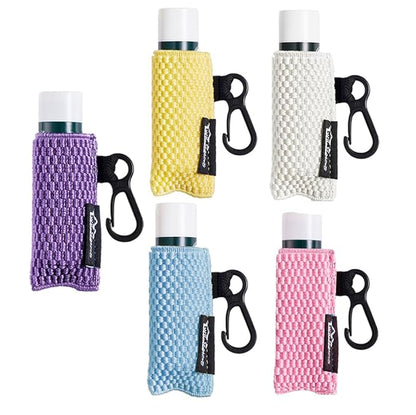 WKieason Lip Balm Sleeves Holder Keychain