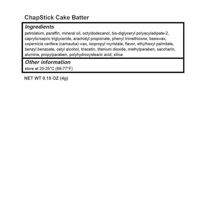 ChapStick Limited Edition Cake Batter, 12-Stick