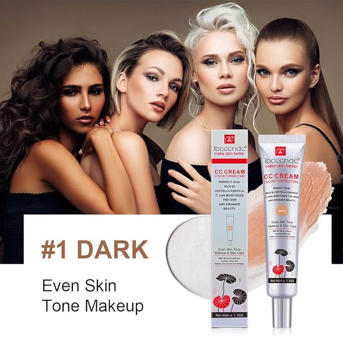 Color Correcting CC Cream,Invisible Pores Cream Foundation And