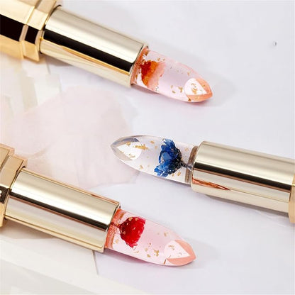 Crystal Jelly Flower Color Changing Lipstick, Ph Lipstick Changing