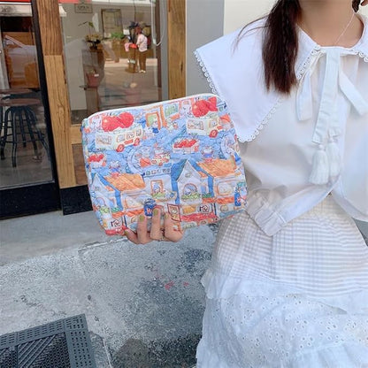 Pazimiik cotton makeup bag for