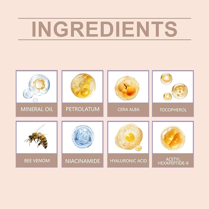 Bee Venom Firming Serum Stick, Advanced Firming & Wrinkle-Reducing Cream, Restore Skin Elasticity,Lifts, Plumps and Firms Skin, Natural Bee Venom Serum for All Skin Types