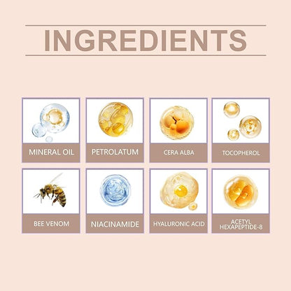 Bee Venom Firming Serum Stick, Advanced Firming & Wrinkle-Reducing Cream, Restore Skin Elasticity,Lifts, Plumps and Firms Skin, Natural Bee Venom Serum for All Skin Types