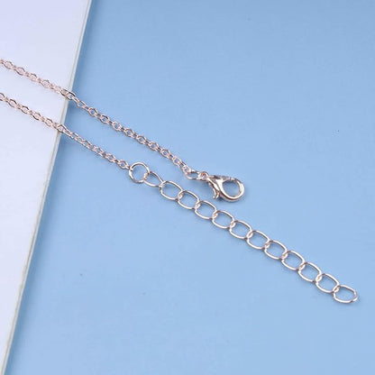 Silver Crystal Panda Necklace Choker Vintage Heart Panda