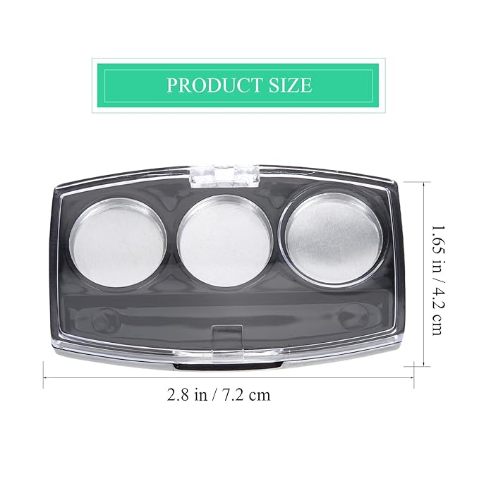 10Pcs Empty Magnetic Eyeshadow Palette Empty Eyeshadow Pans