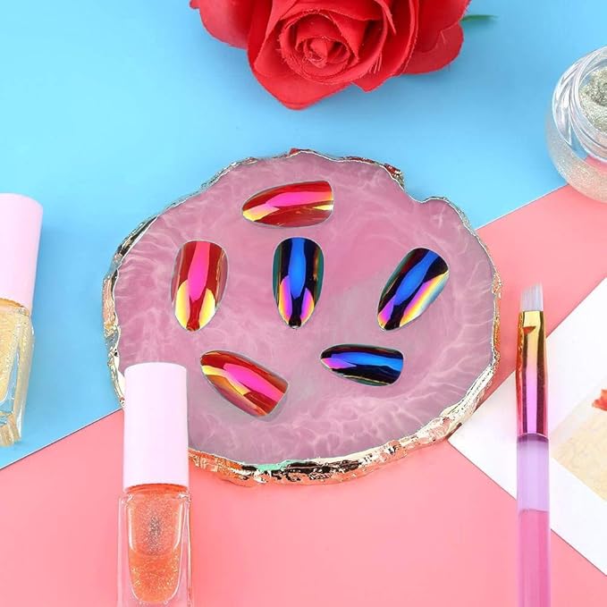 Resin Nail Art Palette, Kalolary Polish Holder Drawing