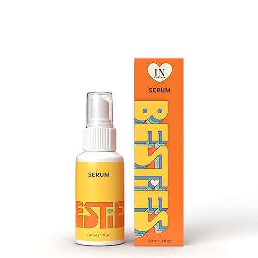 InstaNatural BESTIES Gentle Teen Face Serum | with Vitamin C, Hyaluronic Acid, Sea Buckthorn Oil | for Uneven Tone, Hydration, Smoothness | Simple Skincare for Healthy Skin (for All Skin Types)