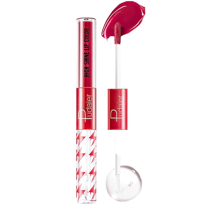 MIELIKKI Liquid Lipstick with Clear Lip Gloss, Dual Gloss,