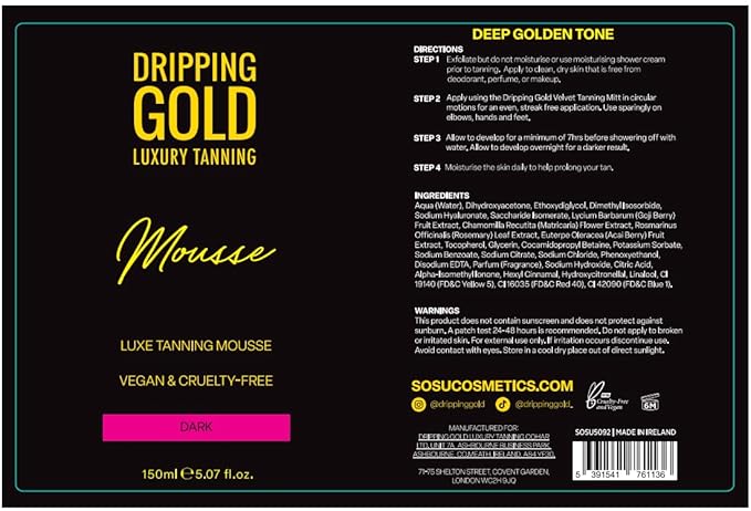 SOSU Dripping Gold Luxury Self