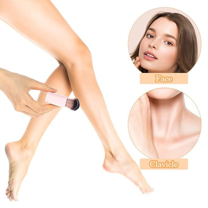 Self Tan Brush Soft Body Makeup Brush Portable Self Tanning Brush Self Tanner Face Brush For Body & Leg Makeup (Pink)