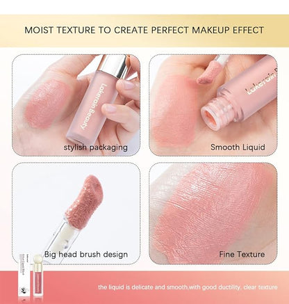 MEICOLY Matte Dewy Liquid Blush,Super Natural Cream Blush