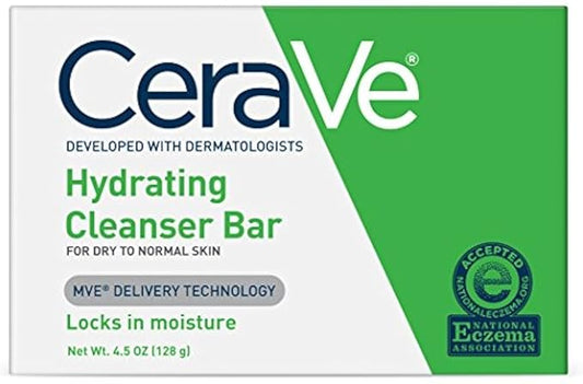 CeraVe Hydrating Cleanser Bar - Soap-Free