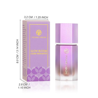 YOUNG VISION Soft Natural Glow Liquid Highlighter, Glow Dewy Finish,