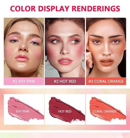 Blush Rare Beauty Liquid Blush Cream Blush Stick Lasting (3PC)