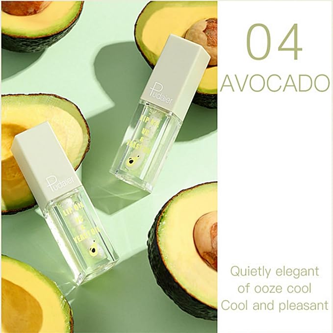 Lip Gloss Set, 4 PCS, Transparent Lip Balm, Gloss