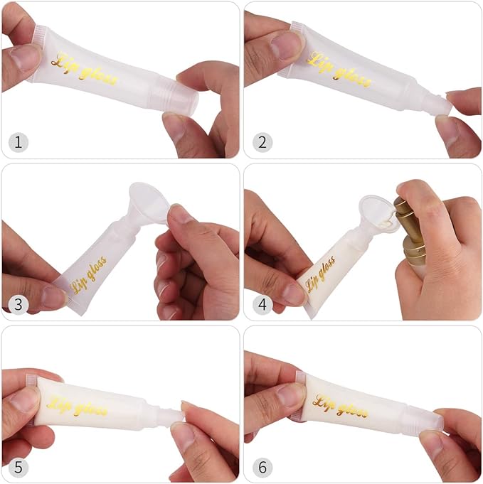 110Pcs 10ml Empty Tubes Lip empty lip gloss containers for Lip Gloss Balm Cosmetic