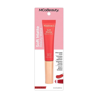 MCoBeauty Soft Matte Beauty Wand, Flushed Blush, Velvety