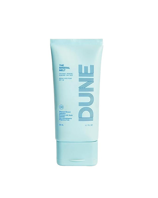 The Mineral Melt - Award-Winning Broad Spectrum SPF 30 Mineral Sunscreen. Clinically-proven Anti-Aging, Sun Protector Hydrating, Skin-Brightening for all skin types, Fragrance Free (1.7 Fl Oz)