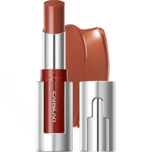 Essence Lipstick, Moisturizing, Plumping, Shiny Lip Color, Non Sticky Lipstick with Vitamin E, Sooth, Soften Lip, J301