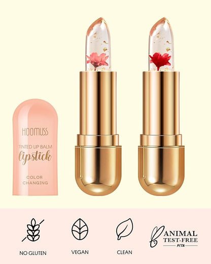 Tinted Lip Balm, Flower Lipstick Tinted