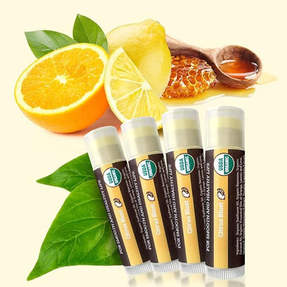 USDA Organic Lip Balm 4-Pack by