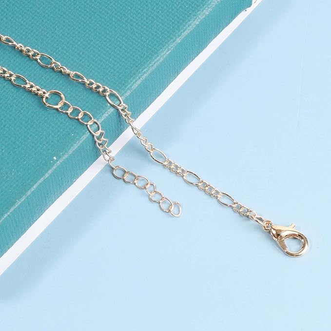 Jesus Cross Necklace Chain Gold Crucifix