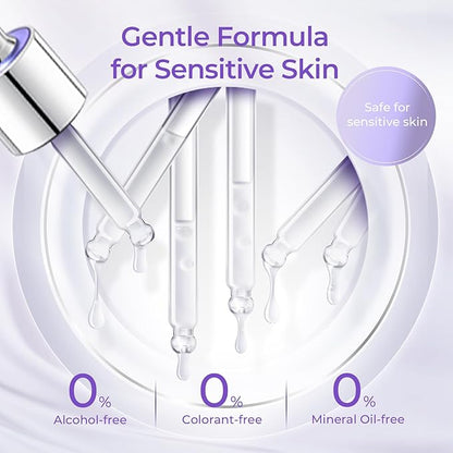 Advanced Repair Face Serum (50mL/1.69oz) - Anti Aging Hydrating Essence with Rose Extract & Hyaluronic Acid & Peptide for Renew Resurfacing, Visibly Hydrates & Plumps Skin