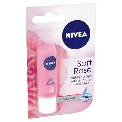 Nivea Lip Soft Rose Blister Pack
