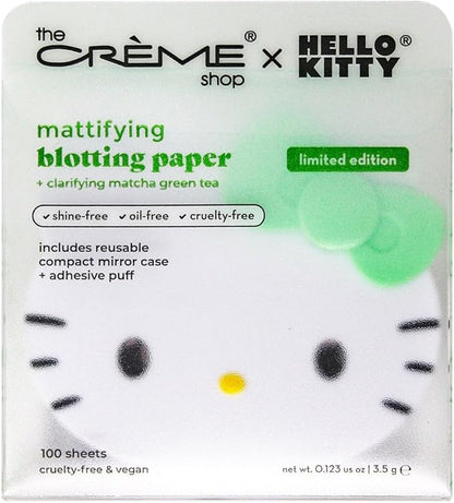 The Crème Shop x Hello Kitty Matcha Blotting