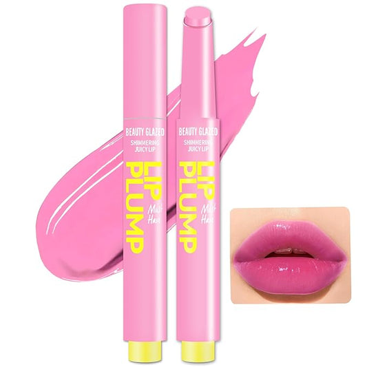 Lip Gloss Stick, Moisturizing Jelly Solid Glow-Pink