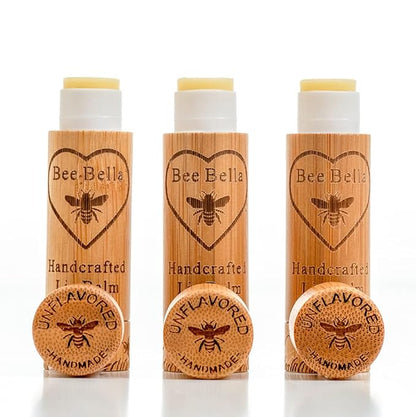 Bee Bella Lip Balm, Unscented (Unflavored), Organic