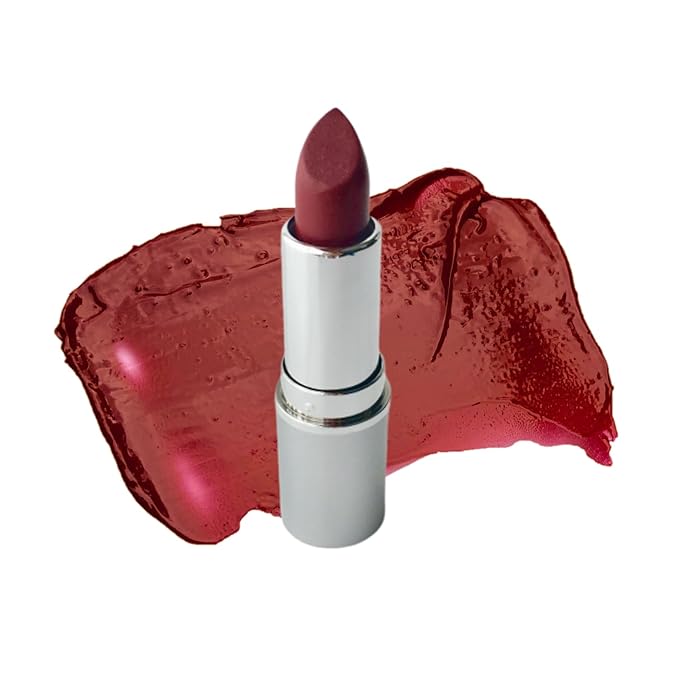 Honeybee Gardens Truly Natural Long Lasting Lipstick, Vintage Merlot, Deep Berry Red Wine, Naturally Hydrating & Nourishing, Vegan, Gluten-Free & Cruelty-Free, 0.13 oz / 3.8 g