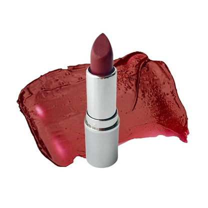 Honeybee Gardens Truly Natural Long Lasting Lipstick, Vintage Merlot, Deep Berry Red Wine, Naturally Hydrating & Nourishing, Vegan, Gluten-Free & Cruelty-Free, 0.13 oz / 3.8 g
