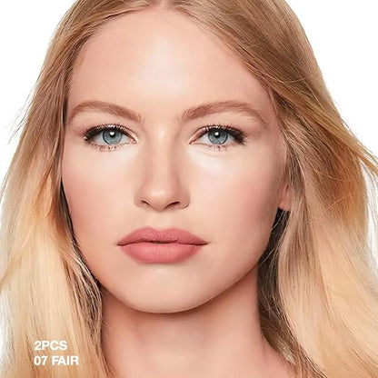 evpct 2Pcs under Eye Brightener, Nourishing Luminous under 07# Fair