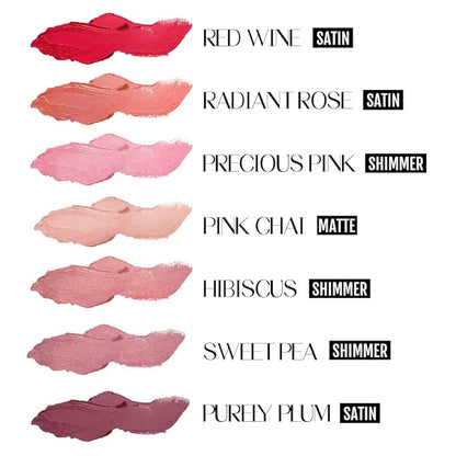 Organic Lipstick 100% Natural Hydrating Antioxidant-Rich, Made in Organic