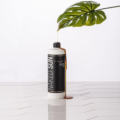 Naked Sun Honey Glow Violet Rapid Spray Tan Solution - 32 oz Airbrush Sunless Self Tan Spray