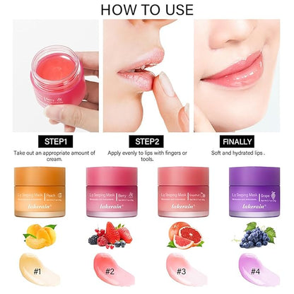 Sleeping Lip Mask, Long-Lasting Nourish & Grapefruit)